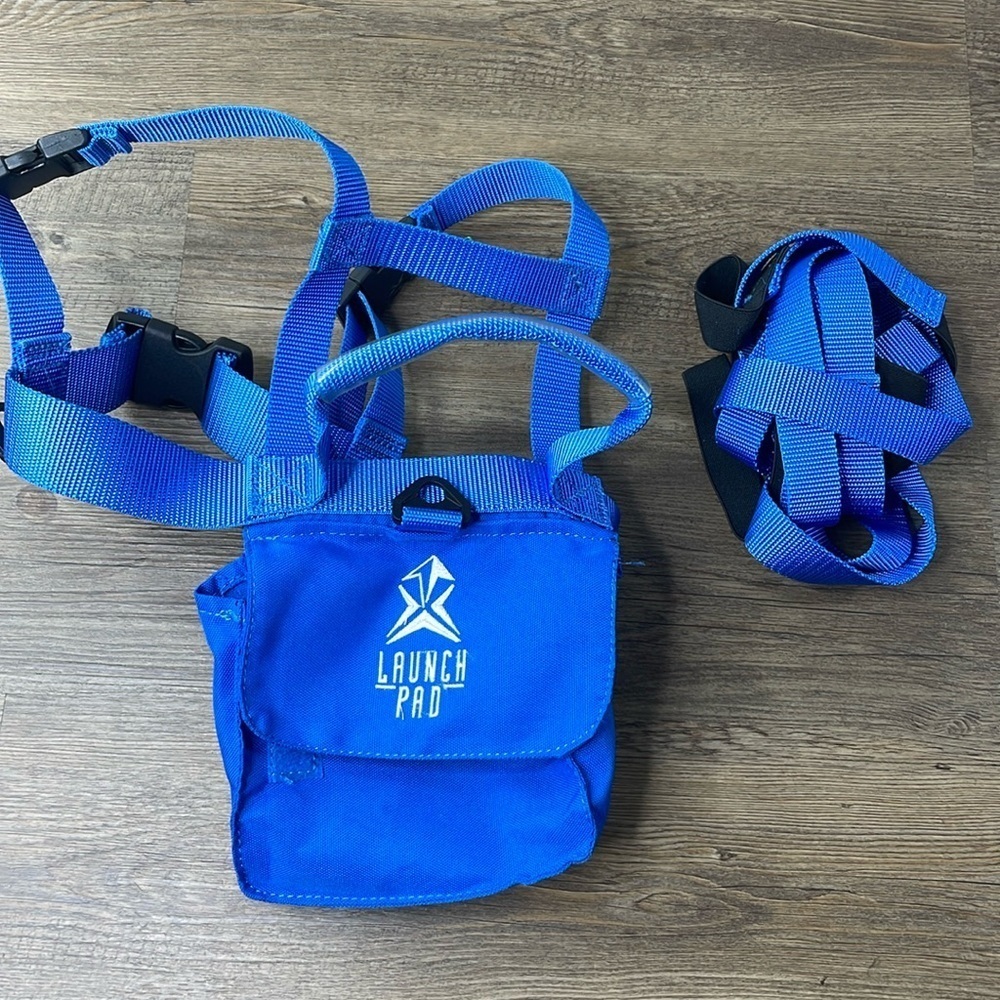 Launch Pad Ski Snowboarding Harness, Blue